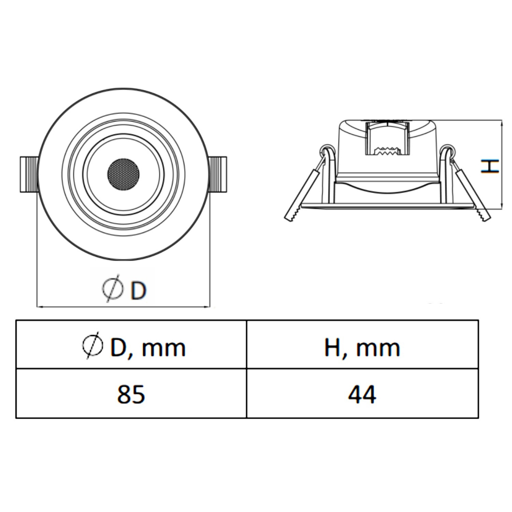DL11 - Vetto Compact Recessed Downlight - Image 4