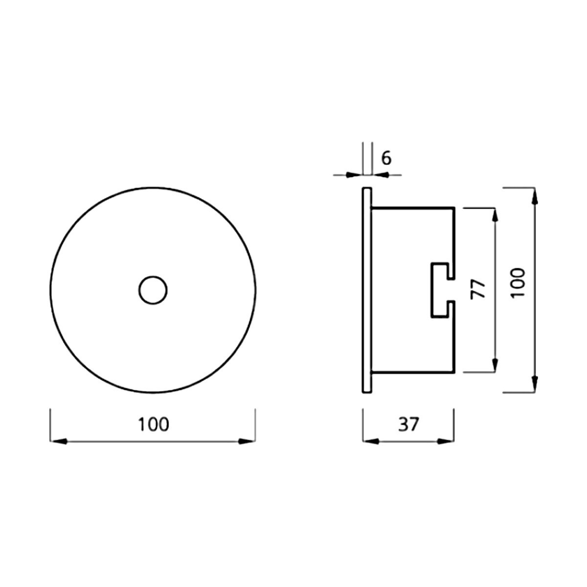 EM02 - Vallo R Emergency Downlight - Image 3