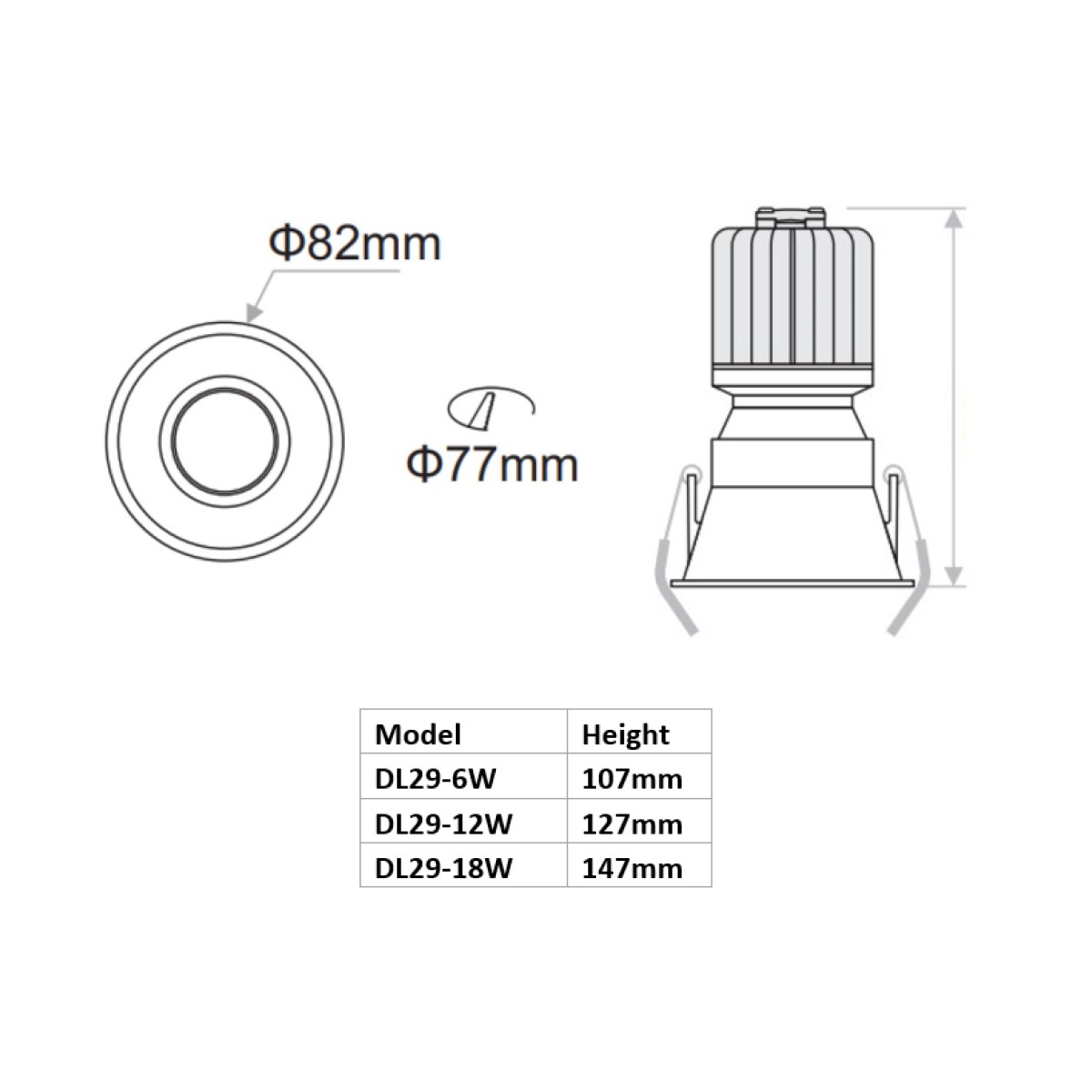 DL29 - Pavia Recessed Downlight - Image 2